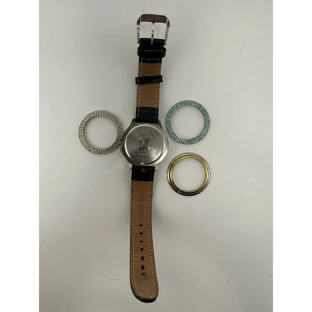 Gruen GR8295 New Battery‎ Changeable Bezels Ladies MOP Watch 35MM 7